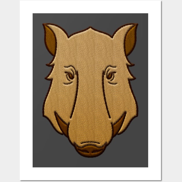 Boar Wall Art by aaallsmiles